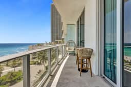 Beachfront Luxe Condo Sunrise Oceanfront Balcony