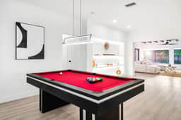 Heated Pool Home Close to Beach  Pool Table