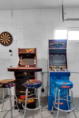 Private Pool  Outdoor Shower Arcade games
