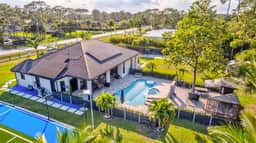 Grand Palm Villa  Resort concept , Pool Piano Sports Court