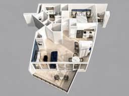 FontaineBleau|1BR Ocean View w/ Balcony - Image 3