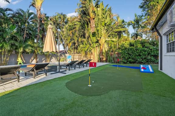 Heated Pool Villa  5mn to Aventura  Golf & Games