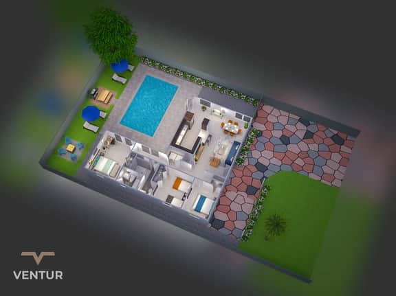 Ventur Oasis  Cozy Hollywood Private Pool Retreat