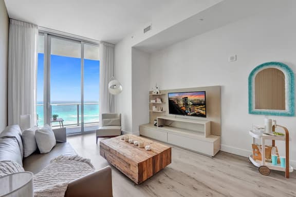 Beachfront Luxe Condo Sunrise Oceanfront Balcony