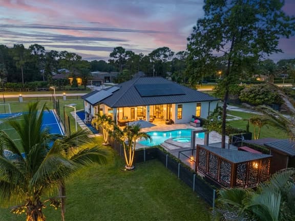 Luxury Palm Villa | Pool, Fire pit & Sports Court - Image 1